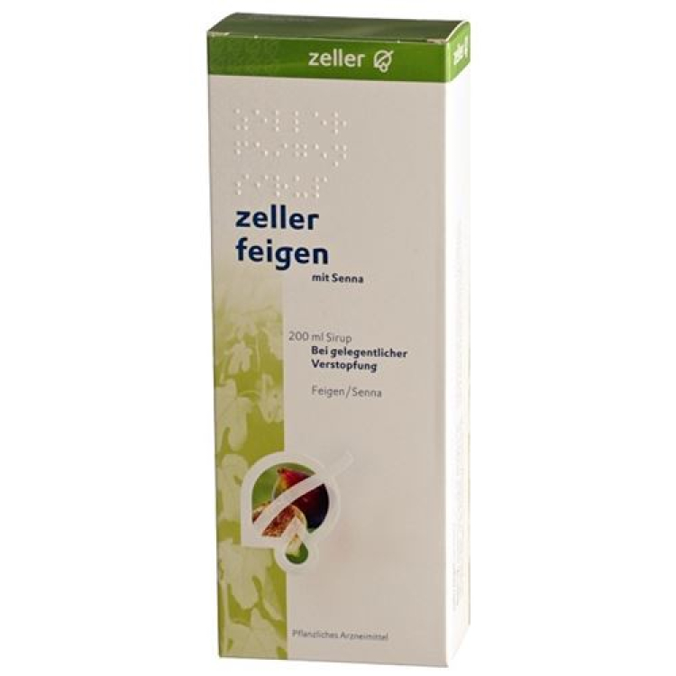 zeller figs with senna syrup bottle 200 ml