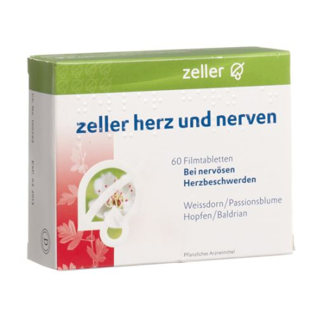 Zeller Heart & Nerves 60 comprimidos revestidos por película