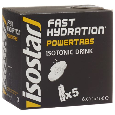 Isostar Power Tabs efervesan tab Citron 6 x 10 adet