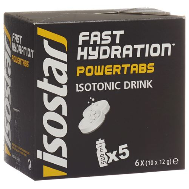 Isostar Power Tabs pastilla efervescente Citron 6 x 10 uds