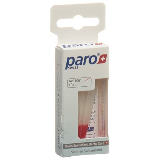 PARO BRUSH STICKS artificial toothpicks 10 pcs