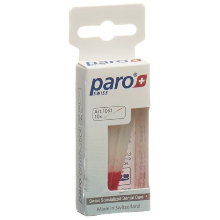 PARO BRUSH STICKS artificial toothpicks 10 pcs