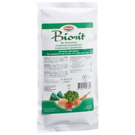 MORGA BIOVIT Organic Spice Spice Bag 80 g
