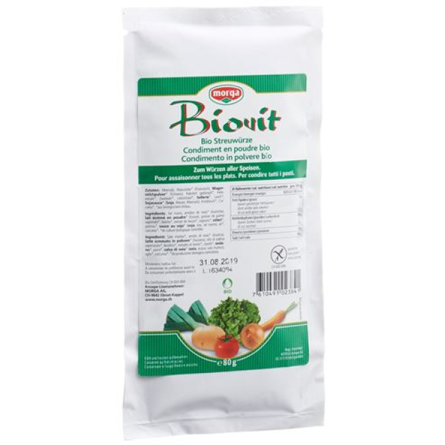 MORGA BIOVIT Organic Spice Spice Bag 80 g