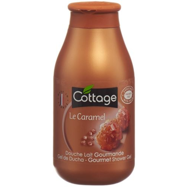 Cottage shower melk karamellflaske 250 ml