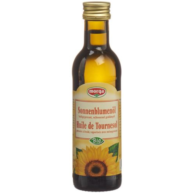 MORGA BIO olio di girasole spremuto a freddo Fl 1,5 dl