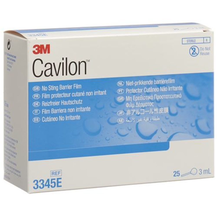 3M Cavilon қышусыз теріні қорғайтын жаққыш 25 пакет 3 мл