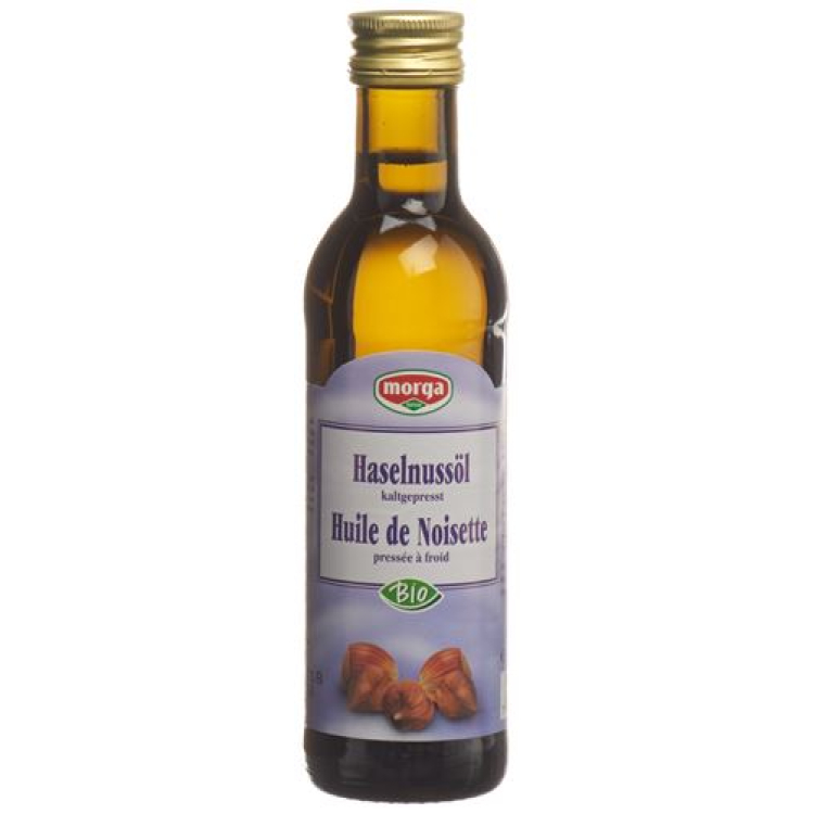 Morga organic hazelnut oil ដបចុចត្រជាក់ 1.5 dl