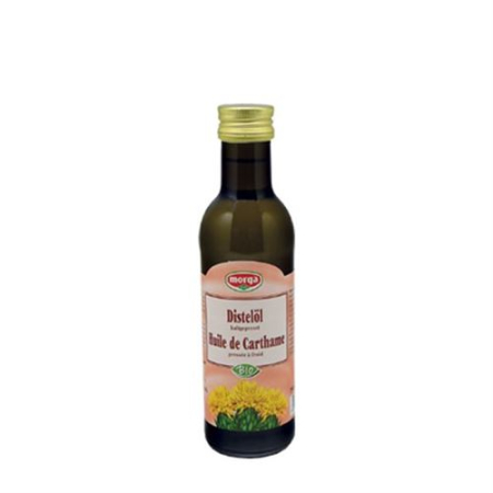 Morga organic safflower oil cold-pressed bottle 1.5 dl