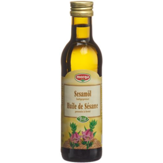 Morga sesame oil cold-pressed organic bottle 1.5 dl