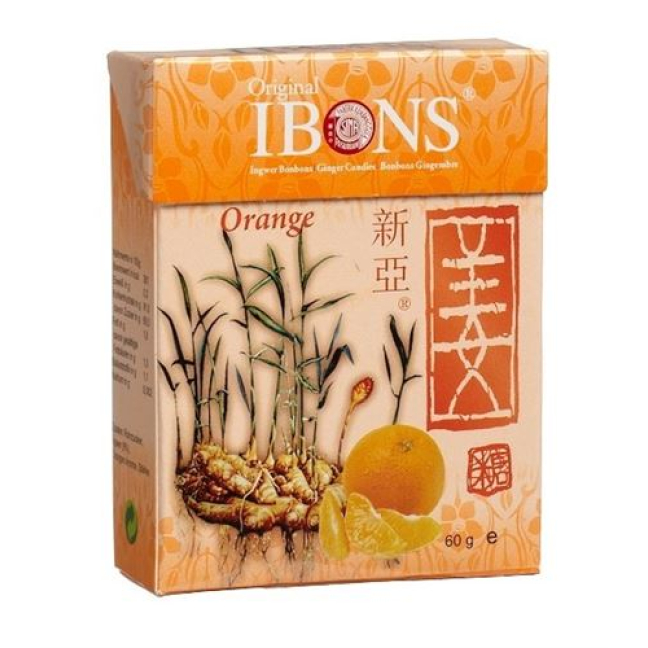 IBONS Ginger Candy Orange Box 60 g