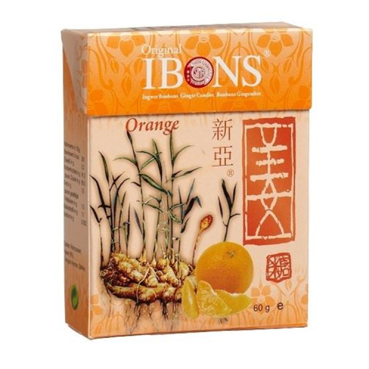 IBONS Ginger Candy Orange Box 60 გრ