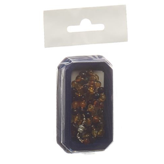 Amberstyle barnsteen collier veelkleurig glanzend 36cm met magneet