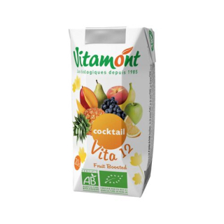 Vitamont Cocktail Vita 12 puur vruchtensap 6 x 200 ml