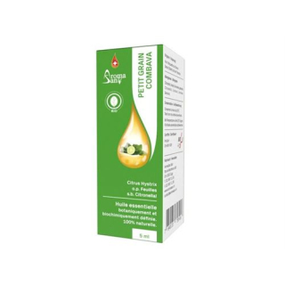 Aromasan Citrus hystrix essential oil in box organic 5 ml