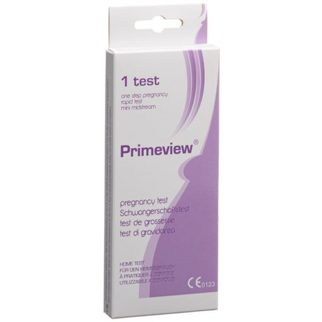 Prime View hCG midstream test di gravidanza mini