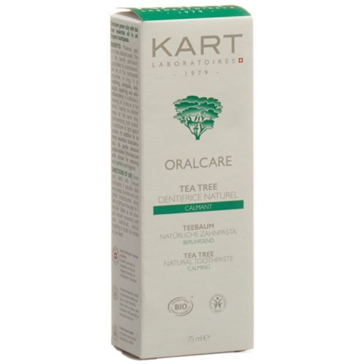 CARD tannkrem leire Oral Care tea tree 75 ml