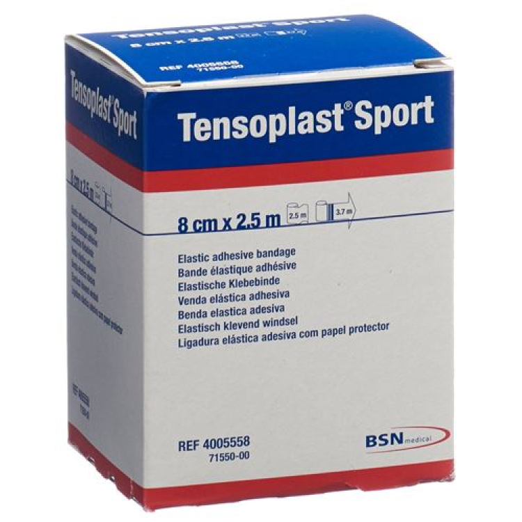 TENSOPLAST SPORT Elastic Tape 8cmx2.5m