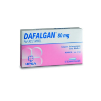 Dafalgan Supp 80 mg 10 unid.