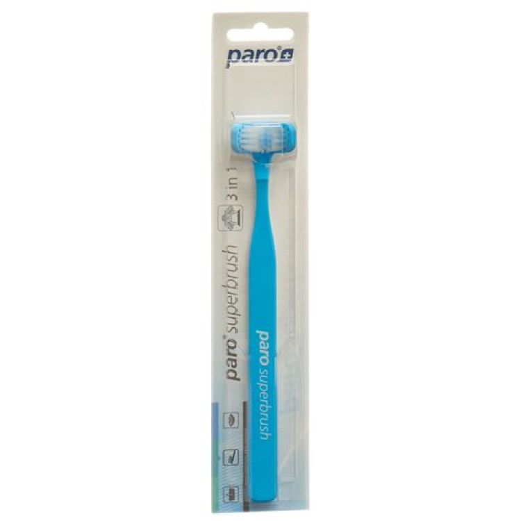 PARO Super Brush Drei-Kopf-Bürste