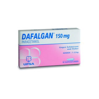 Dafalgan Supp 150 mg 10 pcs
