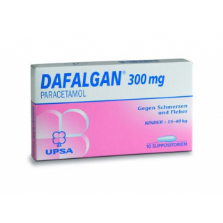 Dafalgan Supp 300 mg de 10 pcs