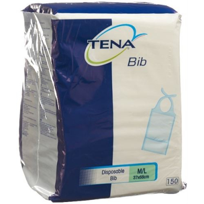 កន្សែងការពារ tena bib m/l 37x68cm 150pcs