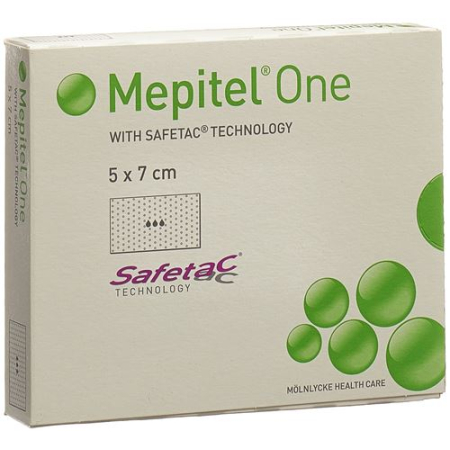 Mepitel One 敷料 5x7cm 5 件