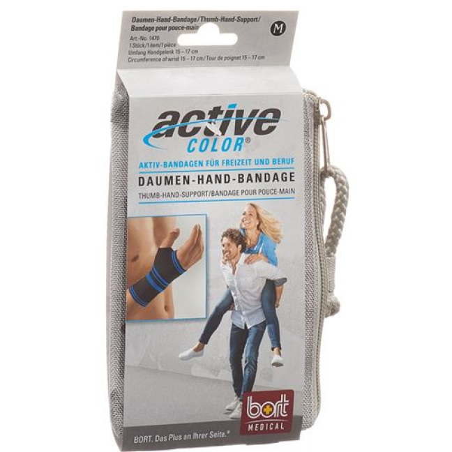 Active Color thumbs-hand bandage L black - Buy Online from Beeovita