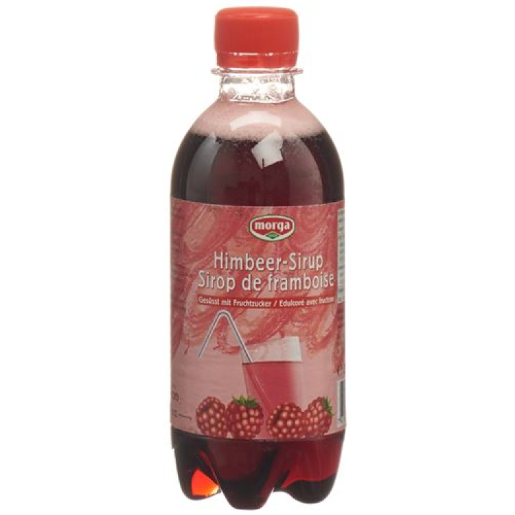 MORGA malinov sirup m Fruit Candy Canes 3,3 dl