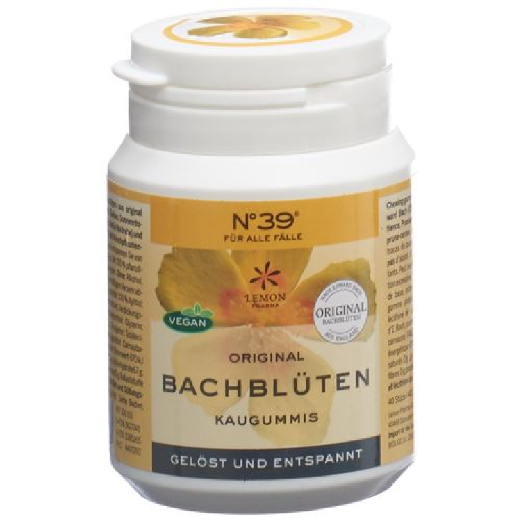 Bioligo Dr Bach chiclete emergência Ds 60 g