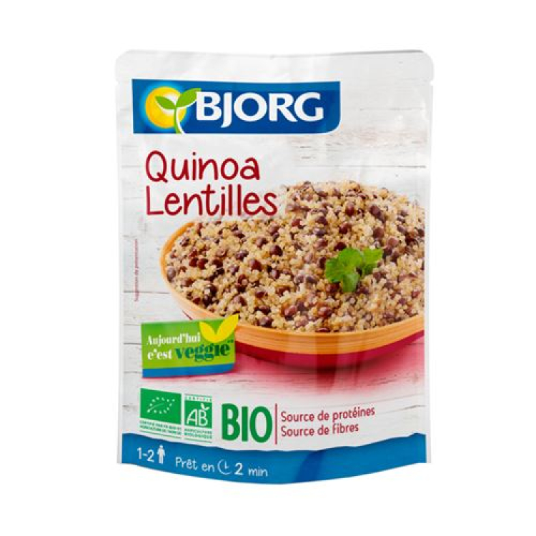 Bjorg Doypack 퀴노아 렌틸콩 250g