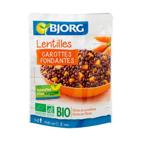 Bjorg Doypack Lentilhas Cenouras 250 g