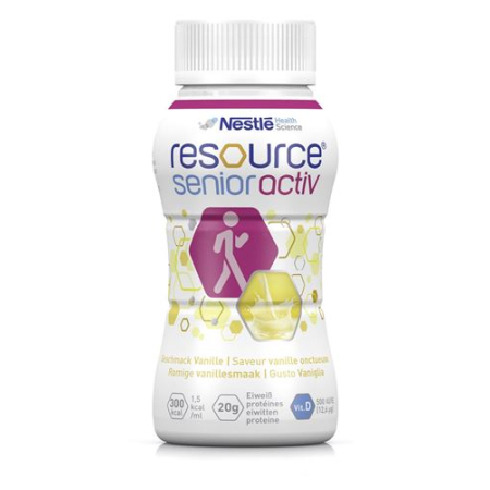 Ressource SeniorActiv vanille 4 Fl 200 ml
