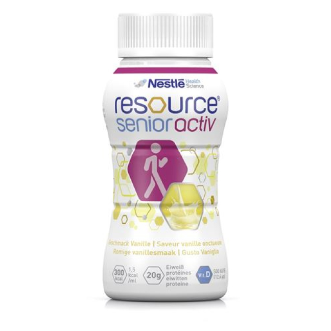 Resource SeniorActiv vanilje 4 Fl 200 ml