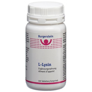 Burgerstein L-Lysine 100 tabletten