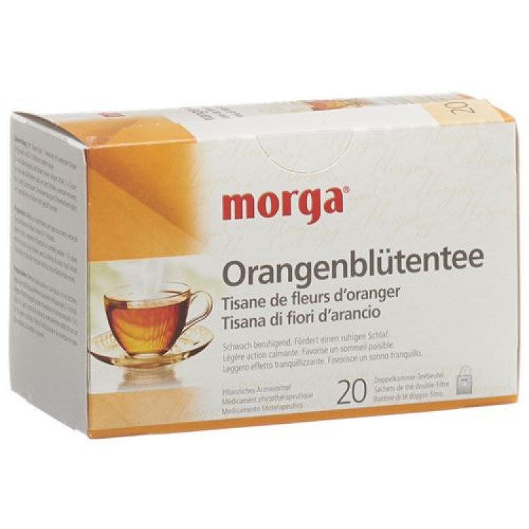 Morga Oranjebloesem Thee 20 zakjes 1,2 g