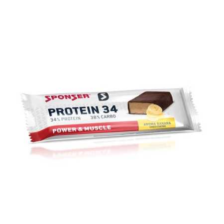 Sponser Protein 34 Bar Banana Chocolate Coating 40 g