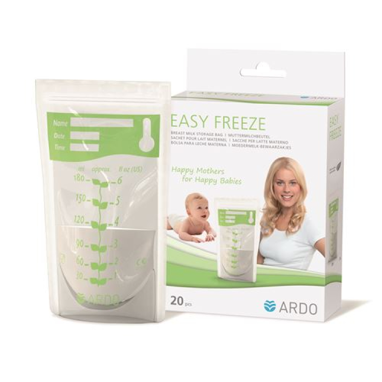 Ardo EASY FREEZE anne sütü poşeti 20'li