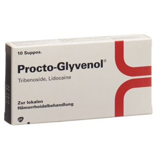 Procto-glyvenol 400 mg 10 suppositories