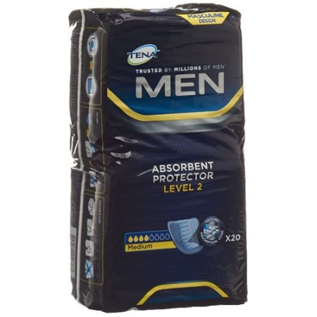 Buy TENA Men Level 2 Incontinence Deposits - 20 pcs