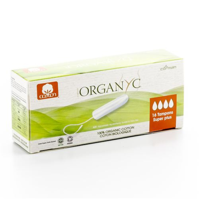 ORGANYC tampons super plus 16 buy online | beeovita.com