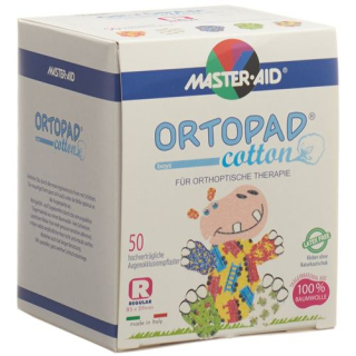 Ortopad Cotton Okklusionspflaster Regular Boy 4 Jahre und 50 Stk
