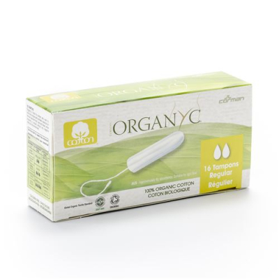 Organyc tampons regular 16 pcs