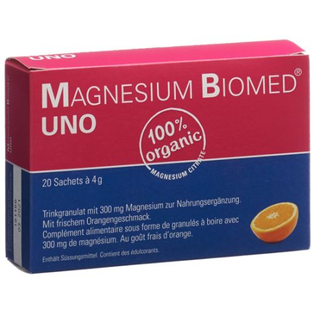 Magnezyum Biomed Uno Gran Btl 20 adet