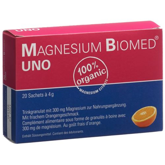 Magnezij Biomed Uno Gran Btl 20 kos
