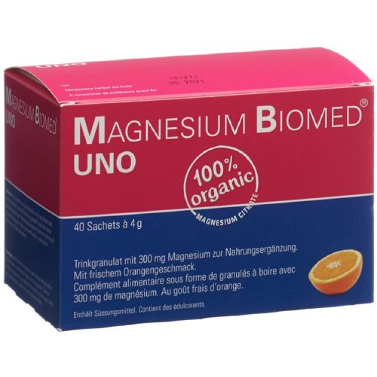 Magnezijum Biomed Uno Gran Btl 40 kom