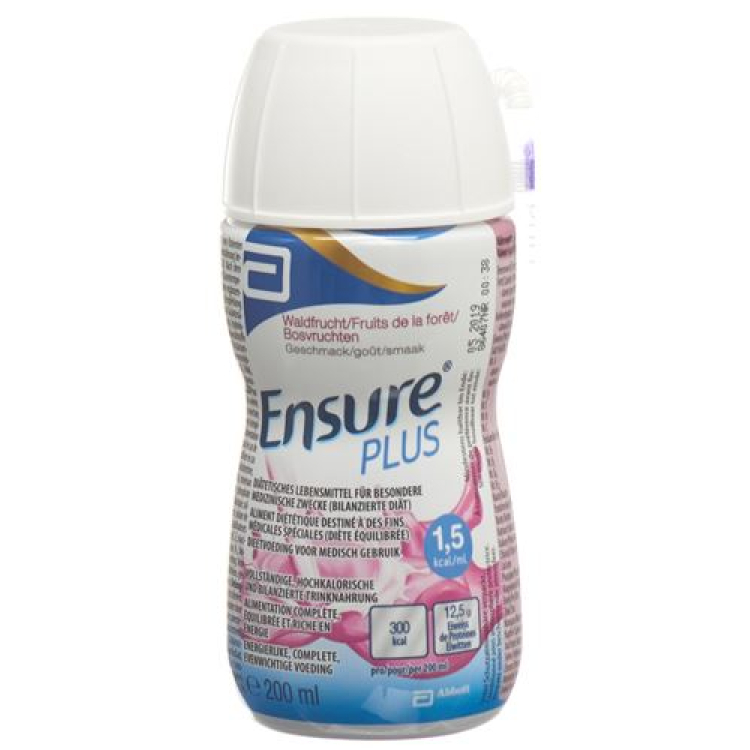 Nước trái cây rừng Ensure Plus liq 30 chai 200 ml