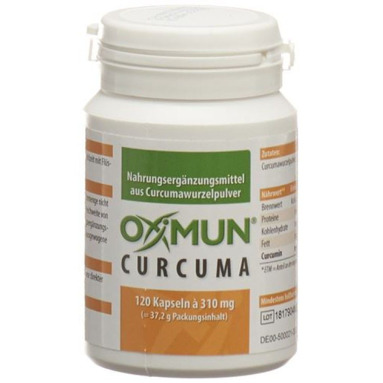 Oximun Gurkemeie Kapsler 120 stk