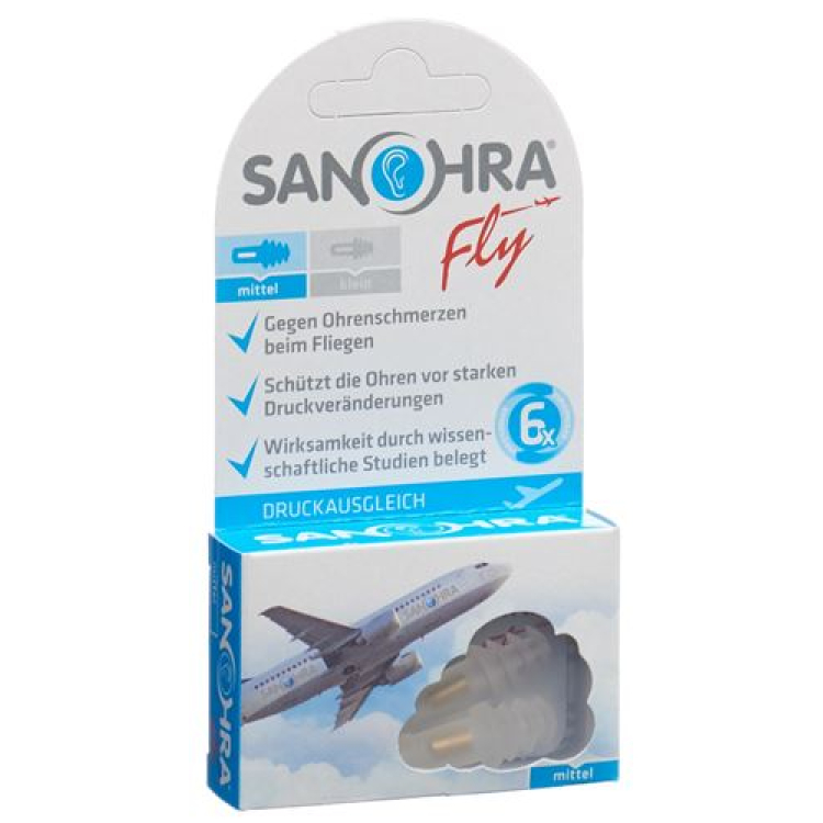 SANOHRA FLY 耳栓 大人用 2個